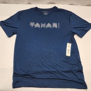 Tahari Mens Shirt in Blue sz Medium